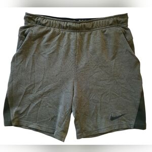 Nike Dri-Fit Standard Fit Athletic Shorts Men's Medium Olive Green